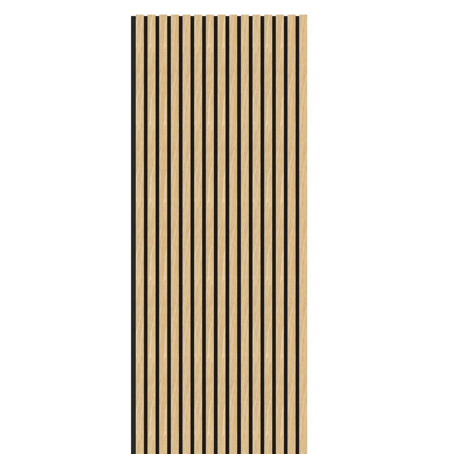 Oak Acoustic Wood Wall Panel Thin Slat Series 1 - 240/300x60cm