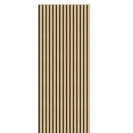 Oak Acoustic Wood Wall Panel Thin Slat Series 1 - 240/300x60cm