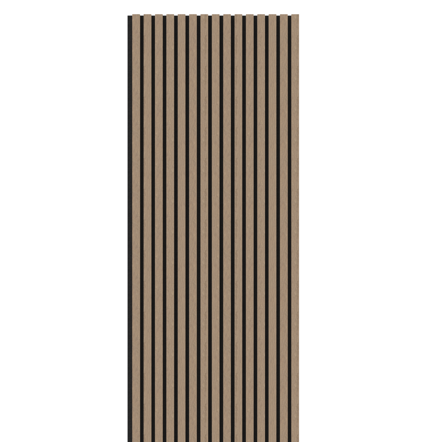 Walnut Acoustic Wood Wall Panel Thin Slat Series 1 - 240/300x60cm