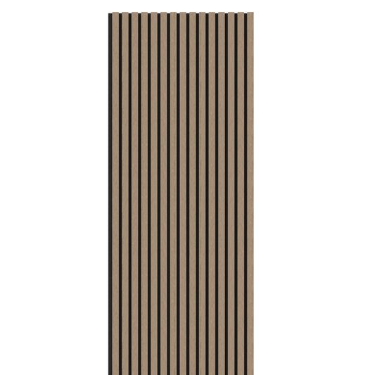 Walnut Acoustic Wood Wall Panel Thin Slat Series 1 - 240/300x60cm