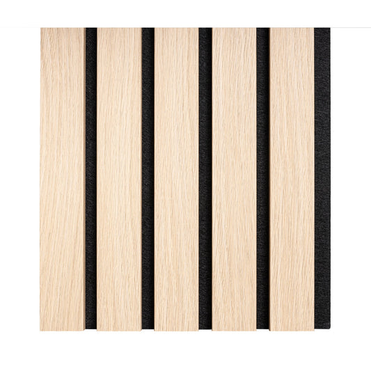 Light Oak Premium Acoustic Wood Wall Panel Sample