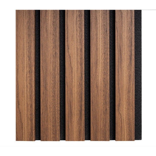 Walnut Premium Acoustic Wood Wall Panel 260x30cm (2 Pack)