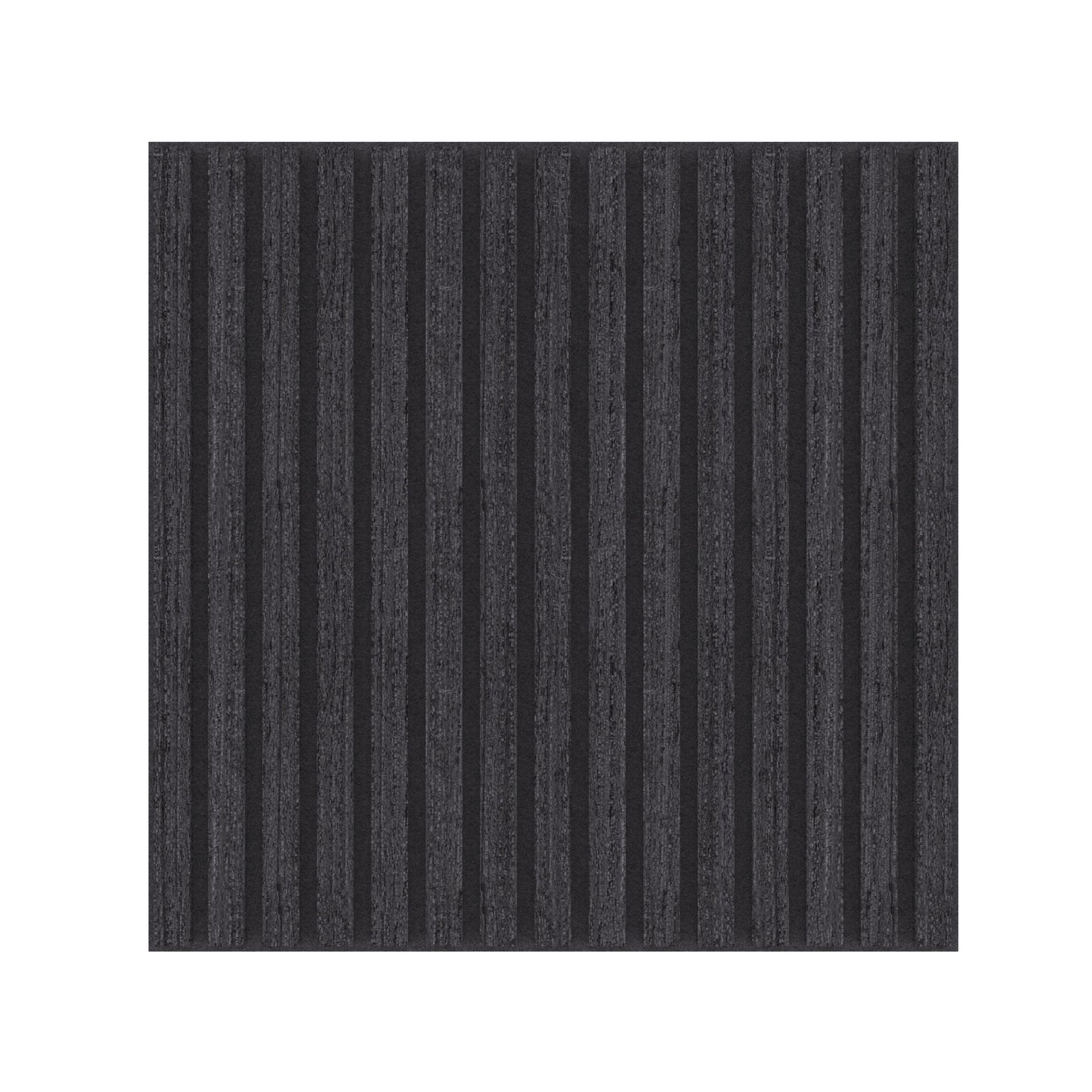 Black Acoustic Wood Wall Panel Tiles Series 1 - 60x60cm (4 Pack)