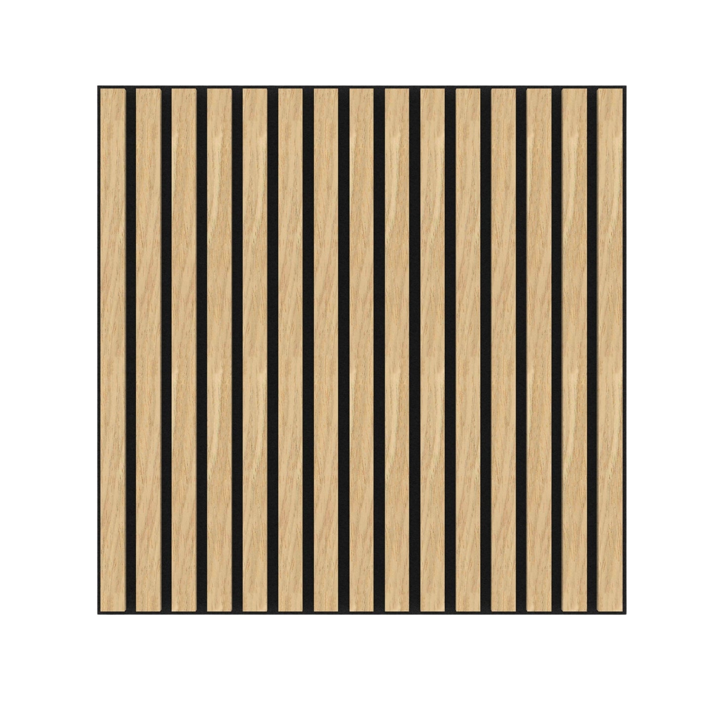 Oak Acoustic Wood Wall Panel Tiles Series 1 - 60x60cm (4 Pack)