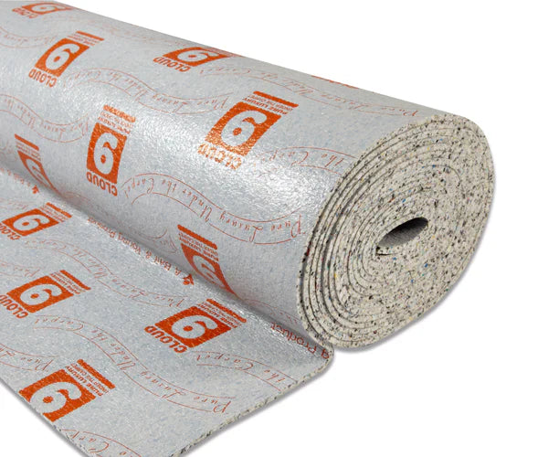 Cloud 9 Super Contract Carpet Underlay 10mm - 15m2 Roll